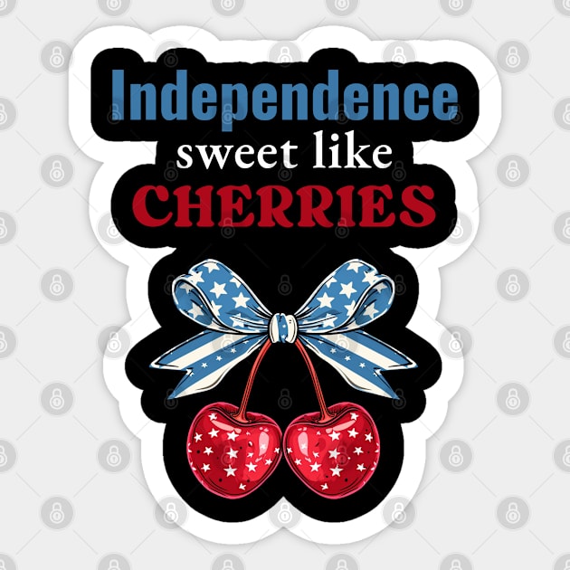 Independence Sweet Like Cherries Sticker by TurnEffect